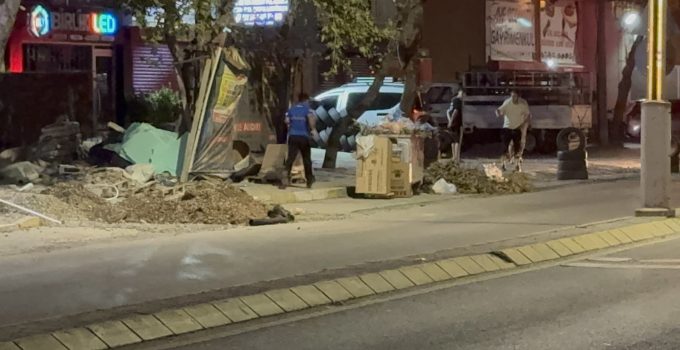 Gebze’de Kazı Çalışması Sırasında Doğal Gaz Borusu Delindi