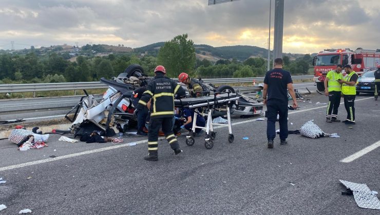 Kuzey Marmara Otoyolu’nda Feci Kaza: 1 Ölü, 4 Yaralı