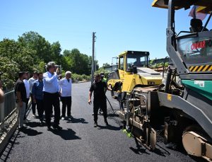 Kartepe İçmeler Caddesi’nde Asfaltlama Çalışmalarını Tamamladı