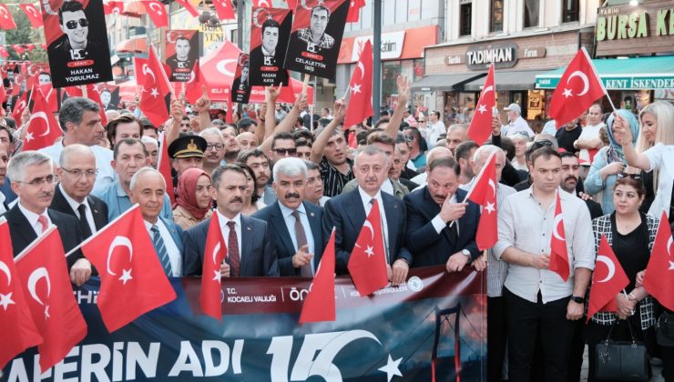 “Kocaeli, 15 Temmuz’un 9. Yılında Tek Yürek Oldu”