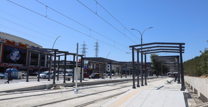 Alikahya Stadyum Tramvay Hattı’nda yoğun mesai