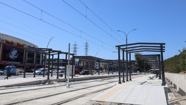 Alikahya Stadyum Tramvay Hattı’nda yoğun mesai