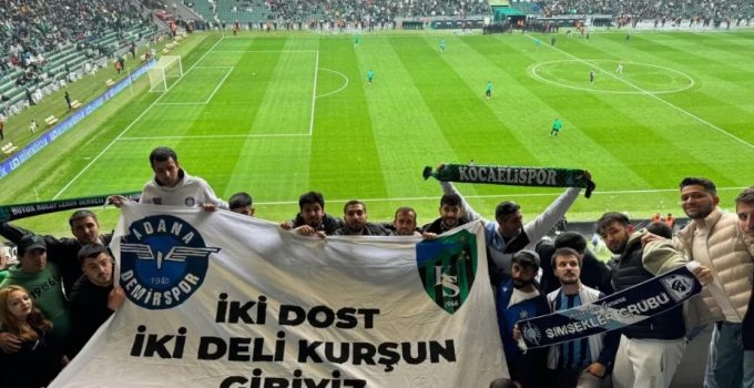 Kocaelispor’dan Adana Demirspor’a Destek Maçı