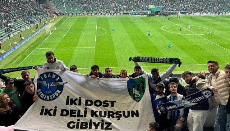 Kocaelispor’dan Adana Demirspor’a Destek Maçı