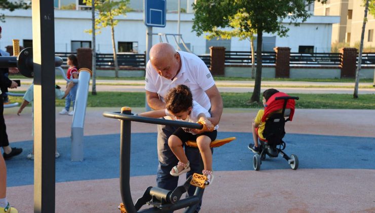 Bu parkta sağlık ve huzur bir arada
