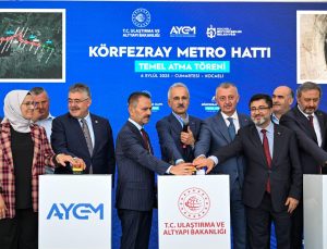 Kocaeli’nin En Büyük Ulaşım Yatırımı Körfezray Metrosu’nun Temeli Atıldı