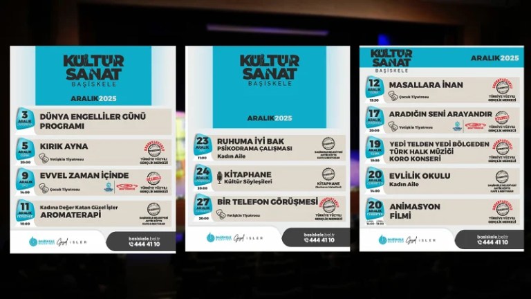 Başiskele’de 2025 Kültür Sanatla Uğurlanacak!