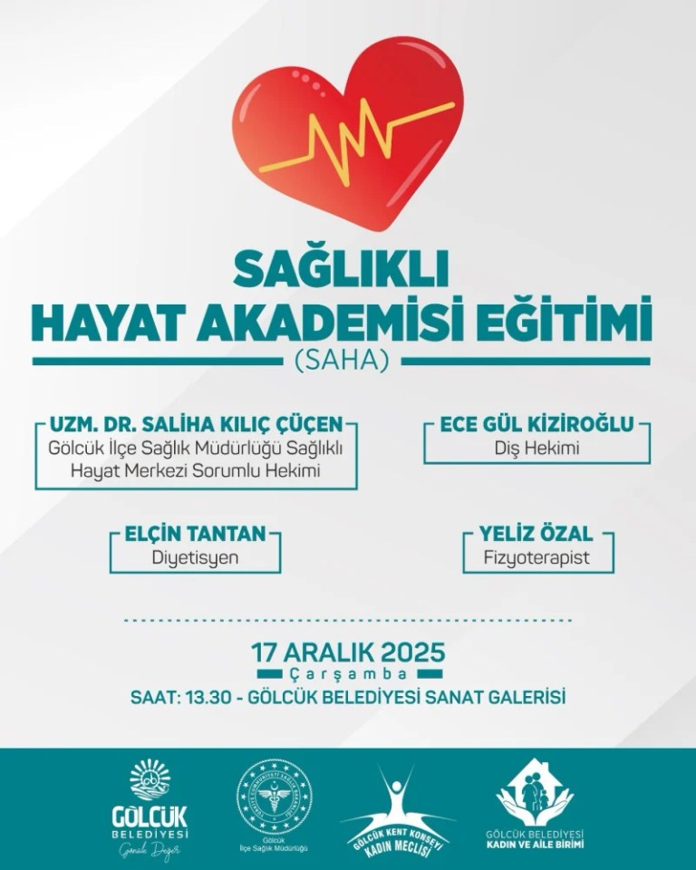 Gölcük’te Sağlıklı Hayat İçin Eğitim!
