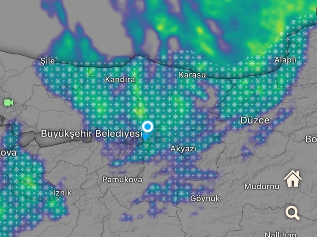 Kocaeli’de Yeni Yılın İlk Sabahında Kar!