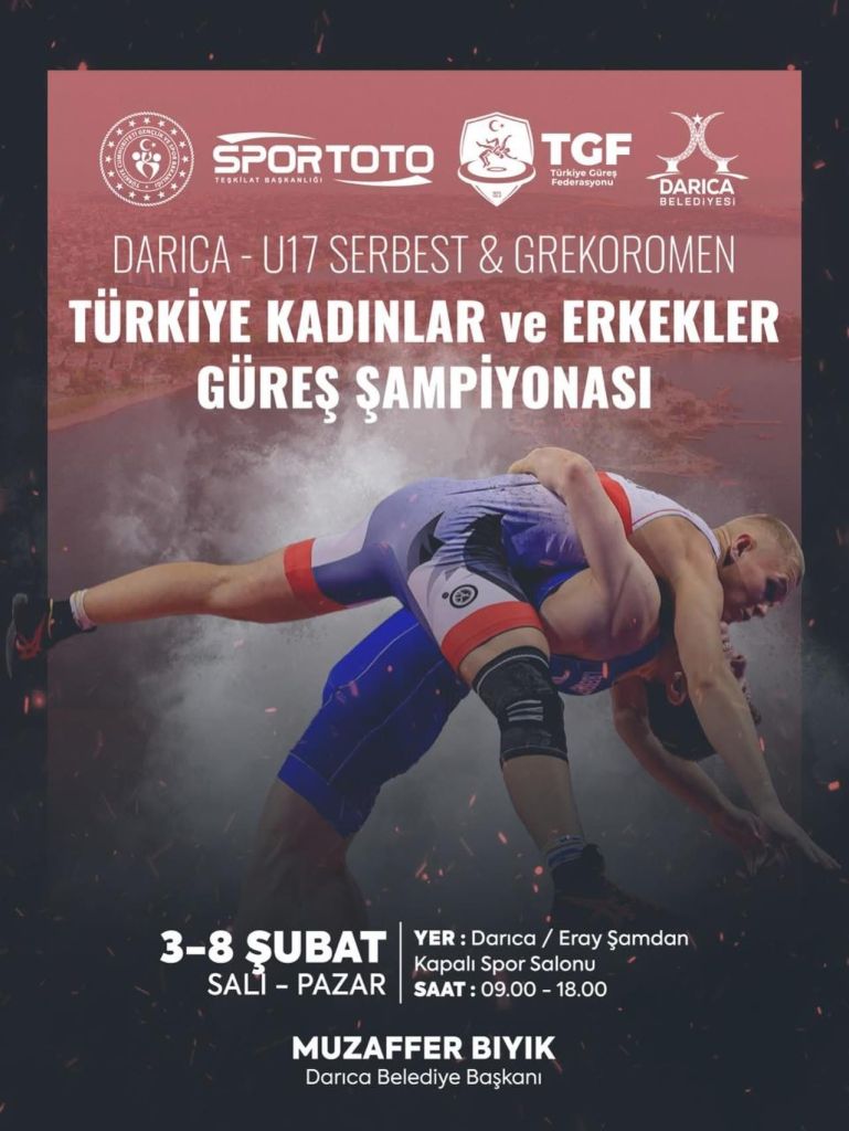 Darıca’da Genç Güreşçiler Mindere Çıkıyor!