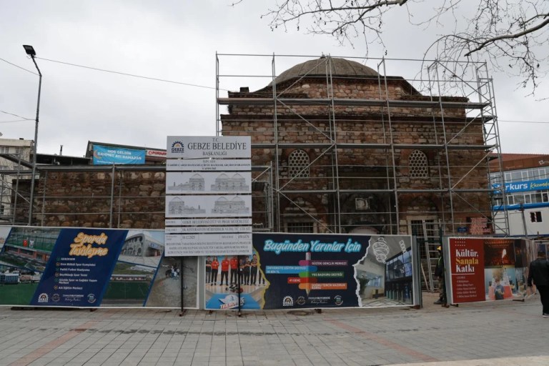 Gebze’nin Tarihi Çarşı Hamamı restore ediliyor