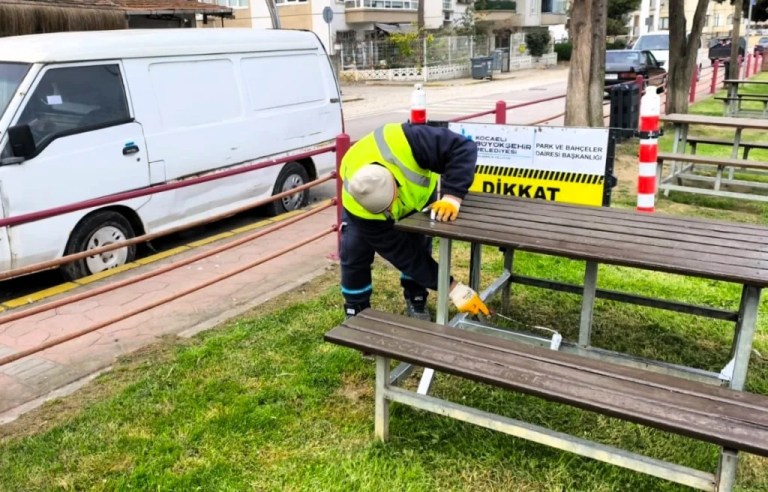 Kocaeli sahilleri yaza hazırlanıyor