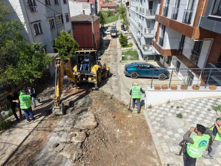Gebze’de üstyapı çalışmaları sürüyor
